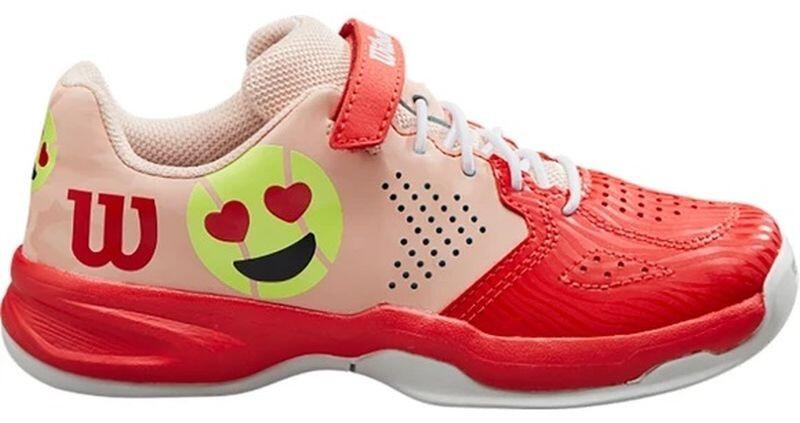Buty tenisowe dziecięce Wilson Kaos Emo infrared/tropical peach/white 28 1/3 2/3