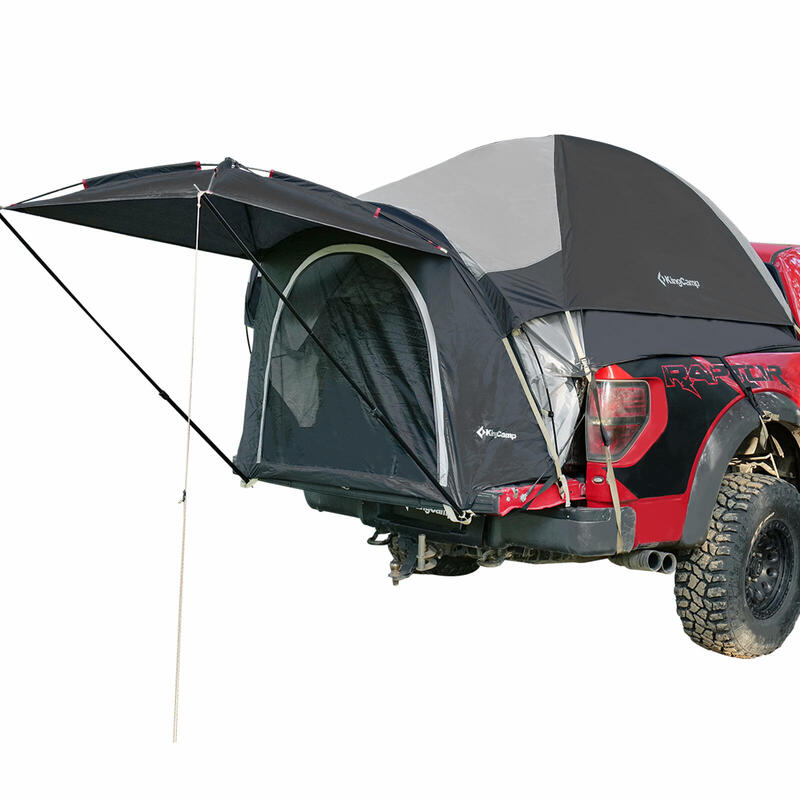 Pickup tienda de campaña 2 personas camión cama interior zona carga camping