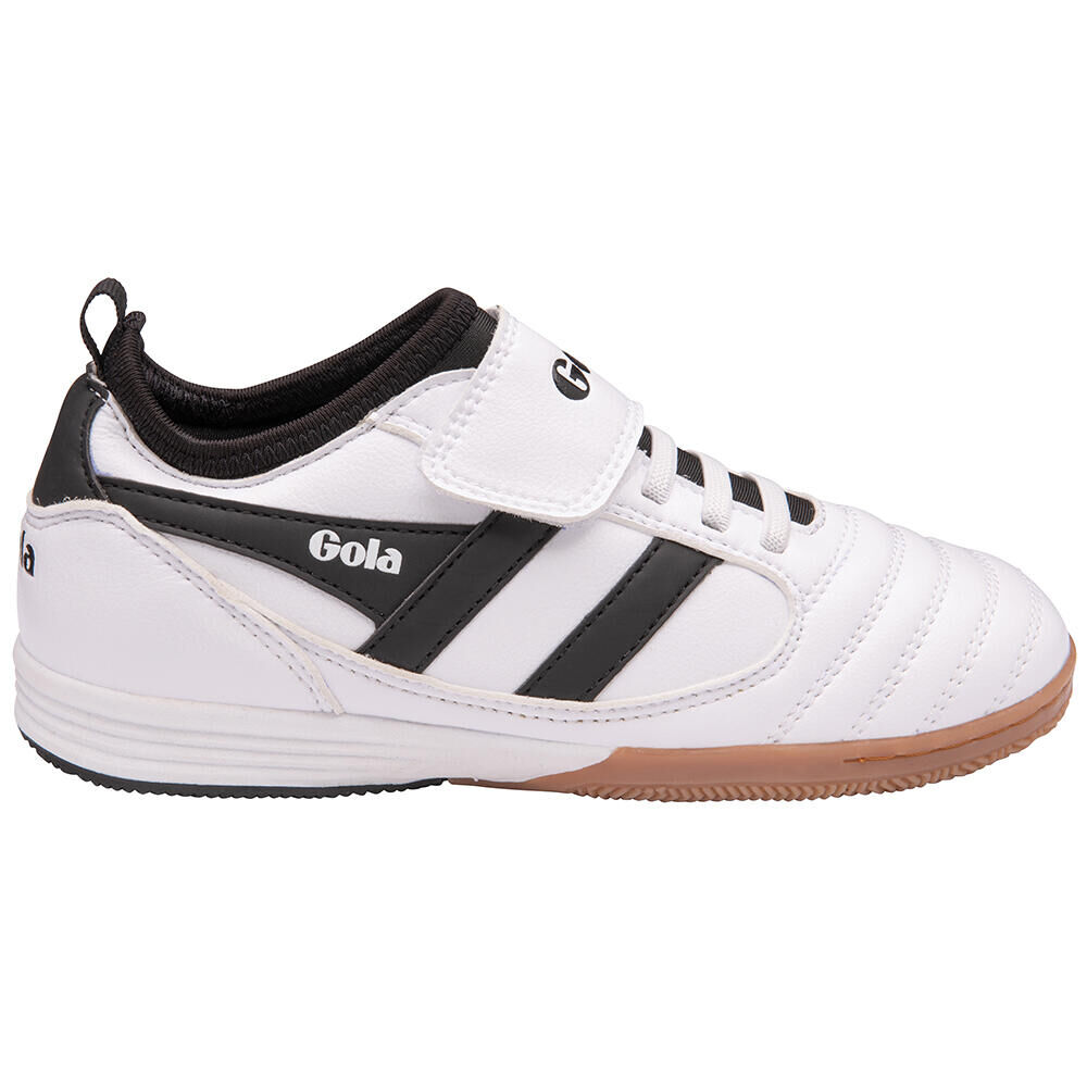 GOLA Kids' Ceptor TX QF Microfibre White/Black Football Trainers