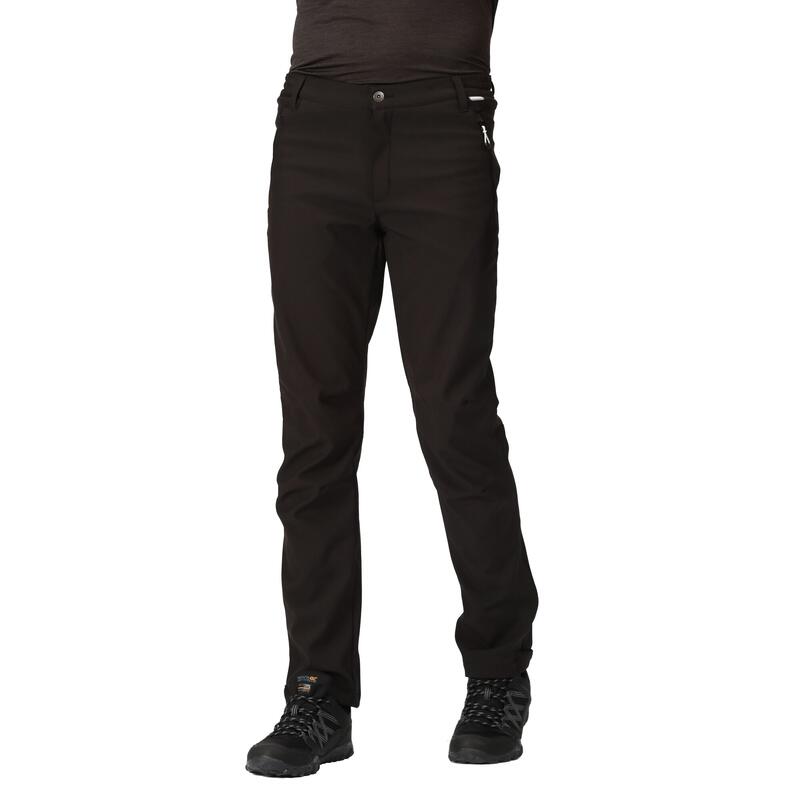Męskie spodnie Geo Softshell II czarne