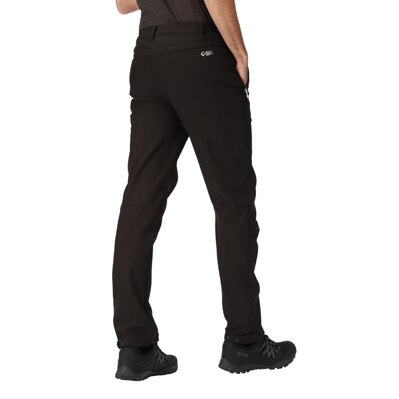 Męskie spodnie Geo Softshell II czarne