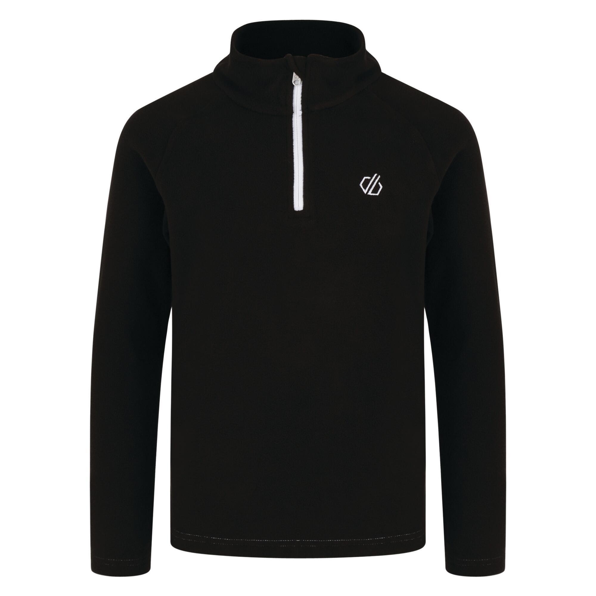 Freehand Kids' Hiking Half Zip Fleece - Black 1/7