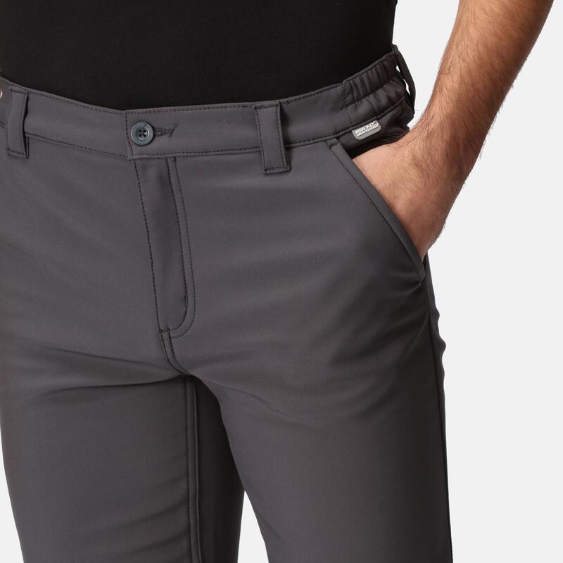 Pantalon de randonnée Regatta Fenton pour hommes, gris foncé