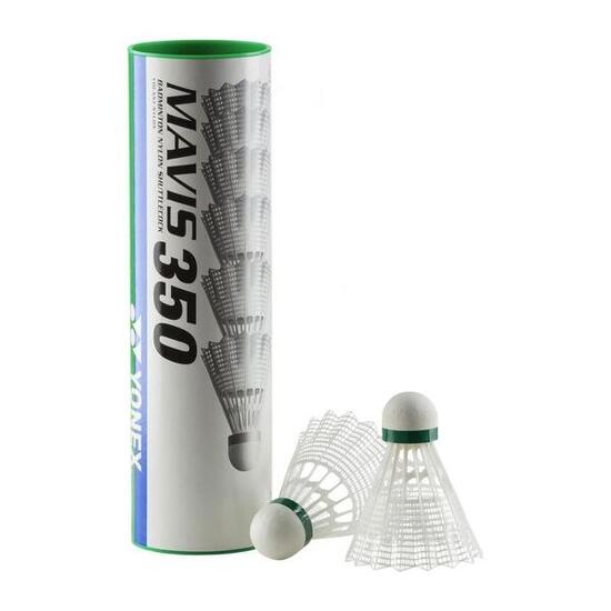 Volant en bois moyenne Yonex Mavis 350 (x6)