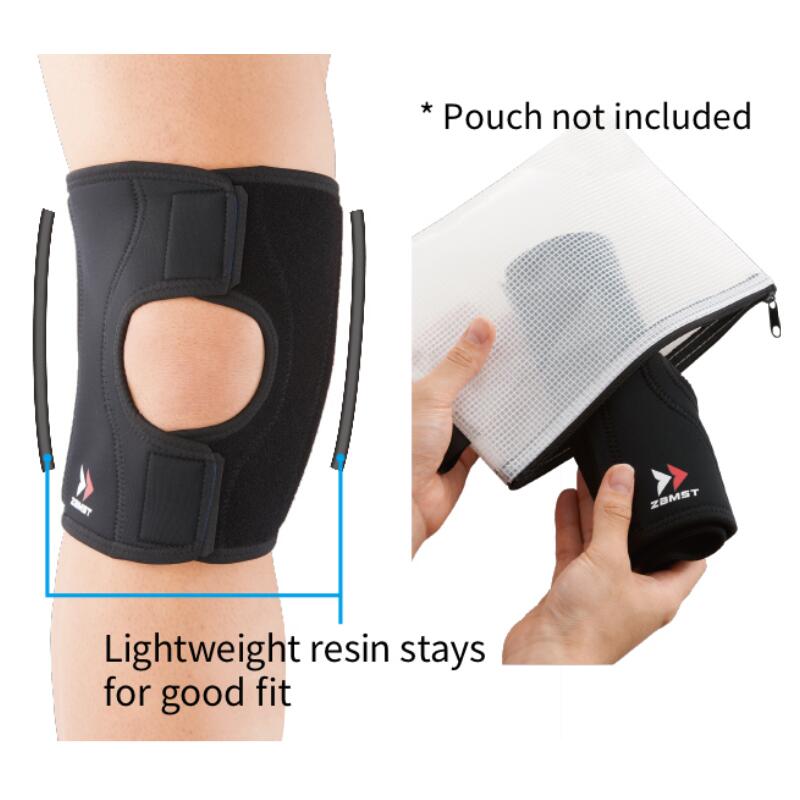 Zamst EK-1 Genouillère de sport - Compression avec ouverture complète - Taille M
