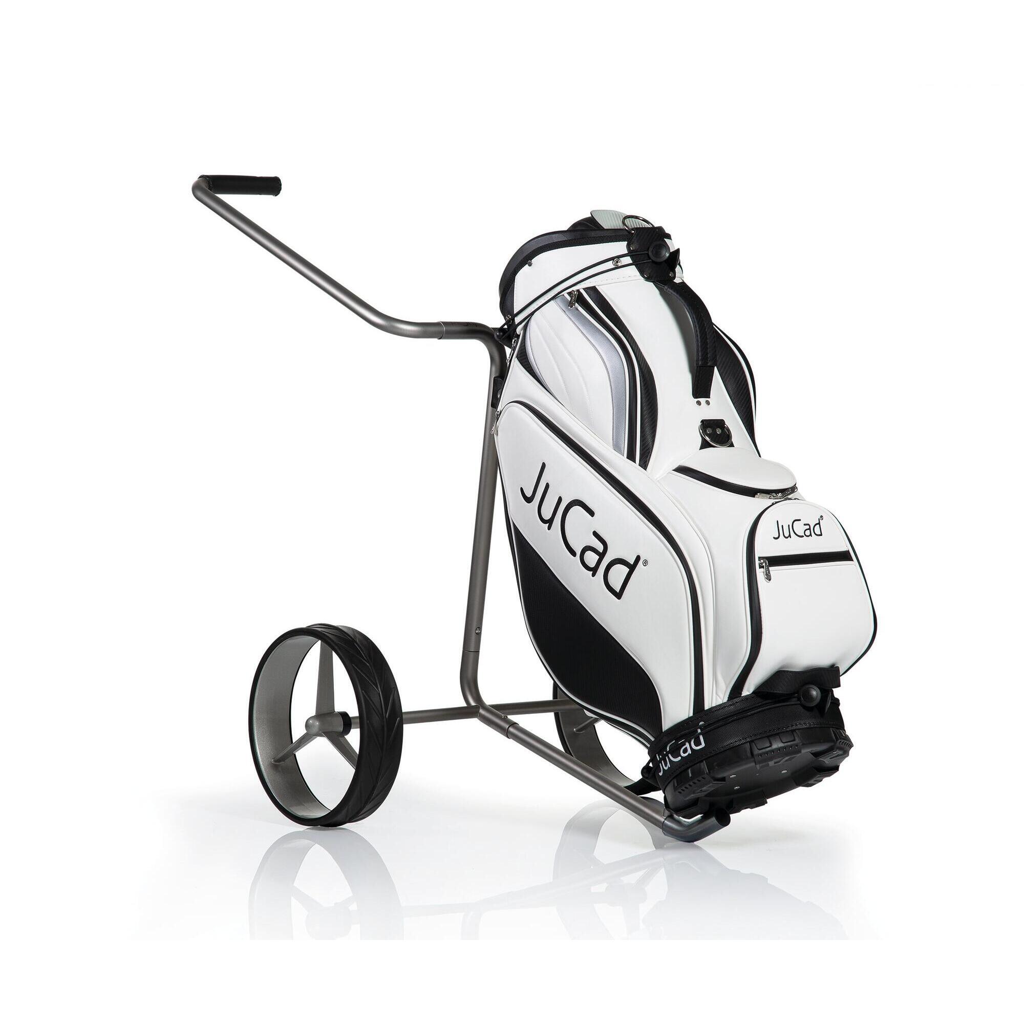 Jucad - Chariot Manuel 2 Roues Jucad Edition S - Chariot De Golf - Marron|noir|rouge|vert - Taille Unique - Decathlon