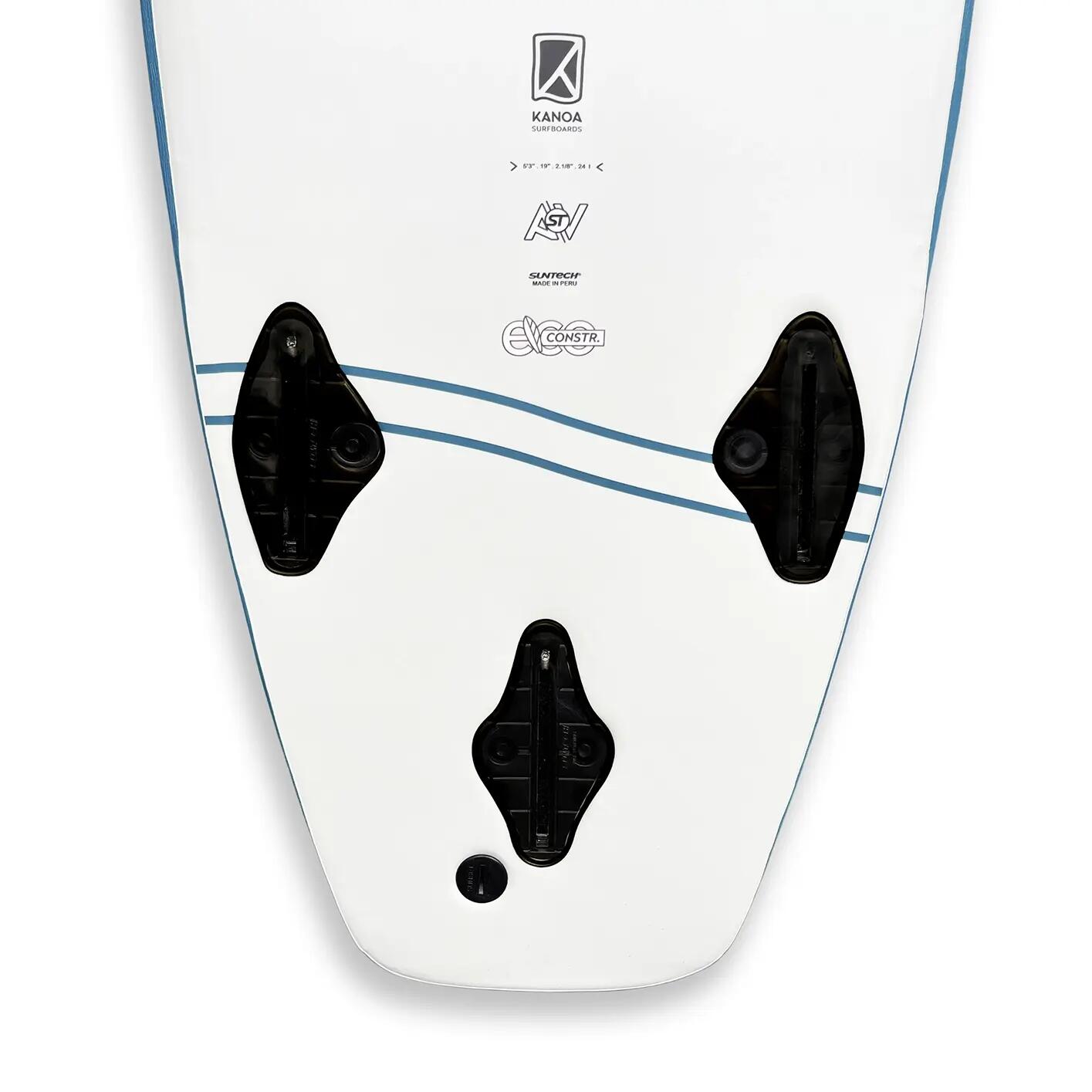 Foamy FLOW X - FUTURES - 5’5 Rivierboard voor beginners en gevorderden 4/8