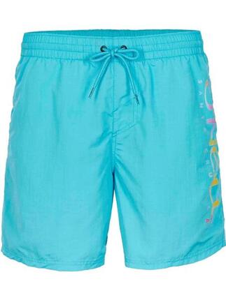Badehose Cali Melted Print 16'' Swim Shorts Herren - hellblau