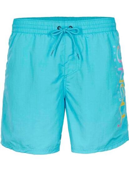 Badehose Cali Melted Print 16'' Swim Shorts Herren - hellblau