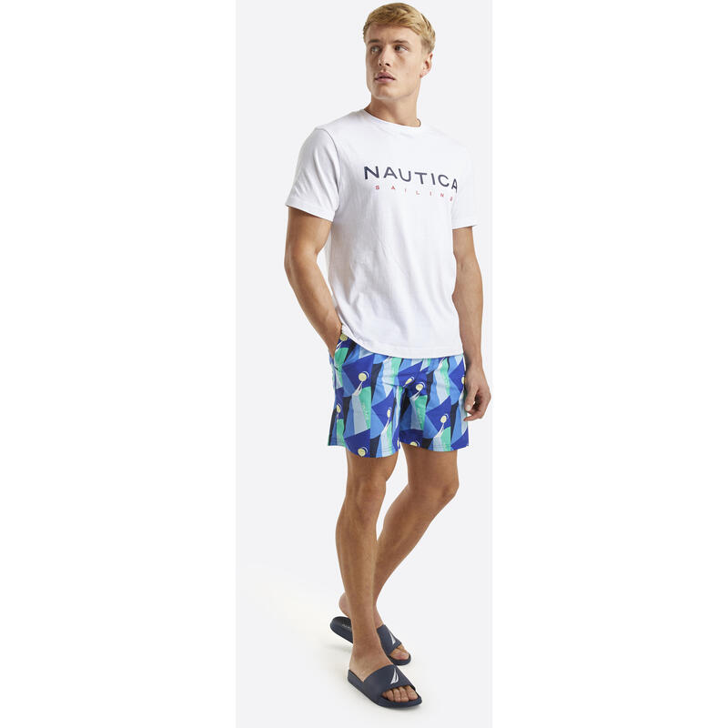 Shorts de baño Nautica Nixon 6, Multicolor, Hombre