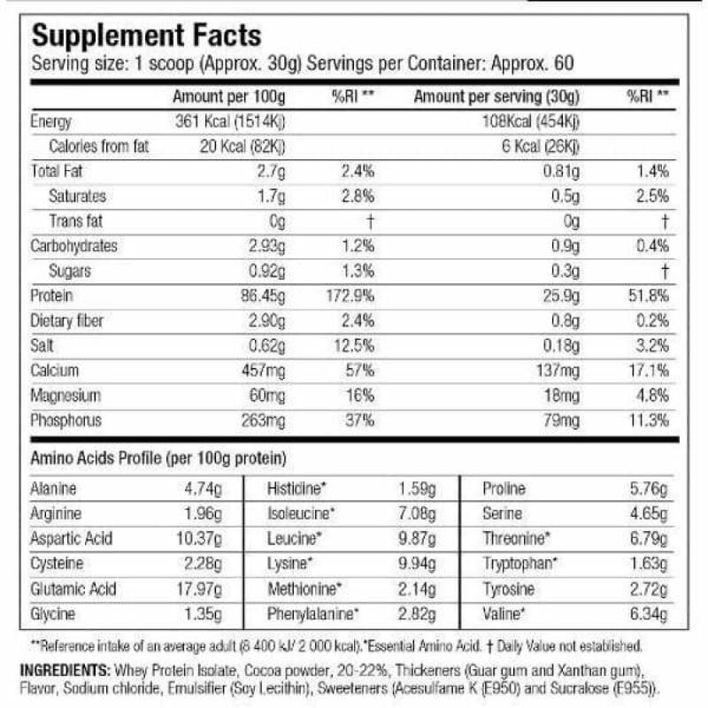 Proteina i90 Isolac CFM 908 Gr Vainilla - Starlabs