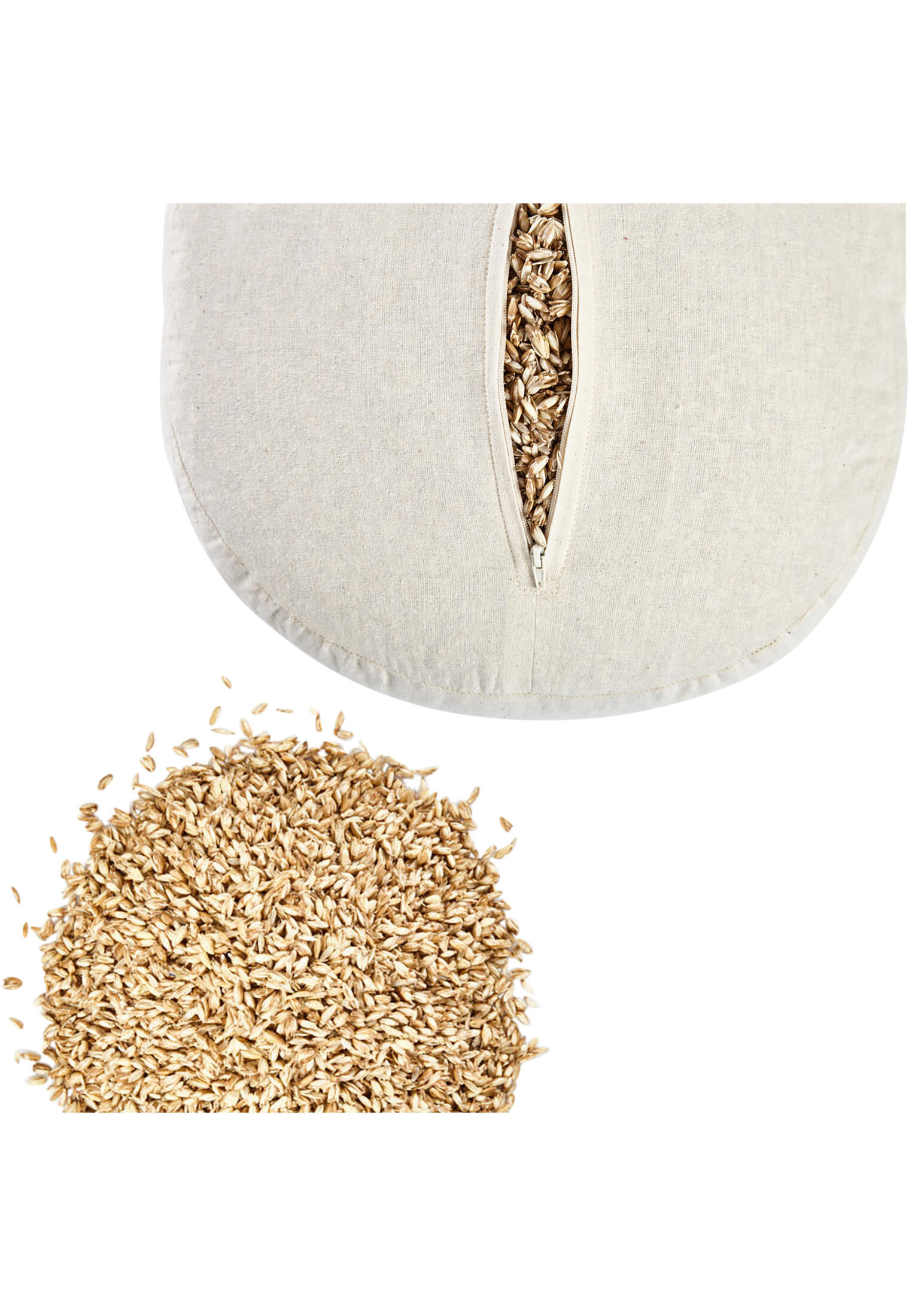 COUSSIN DE MÉDITATION DEMI-LUNE | ZAFU | ACCESSOIRES DE YOGA | COLORIS AU CHOIX 6/7