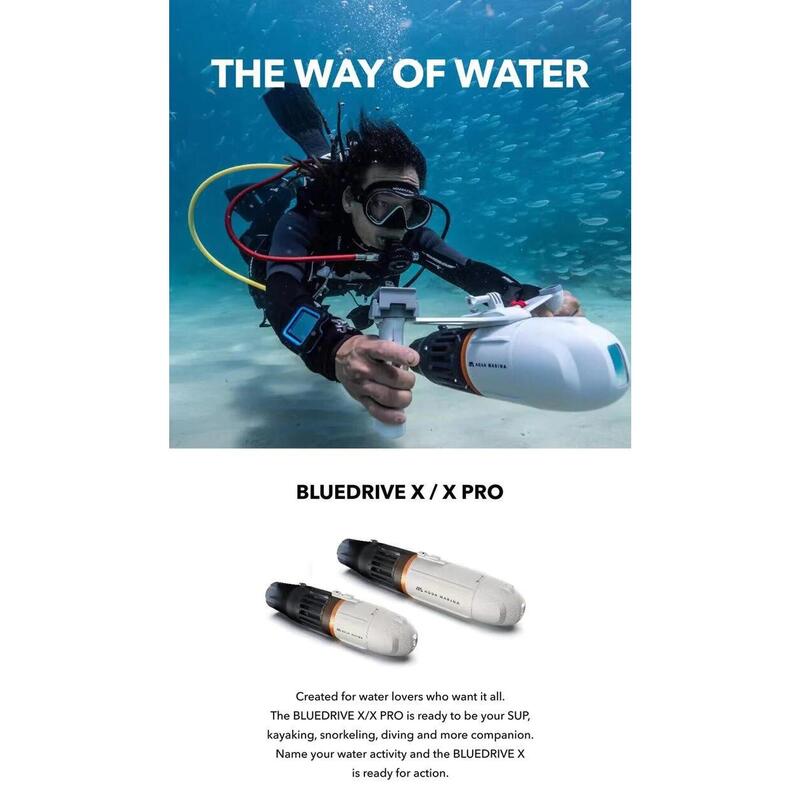 Bluedrive X 2 in 1 Water Propulsion Device - White