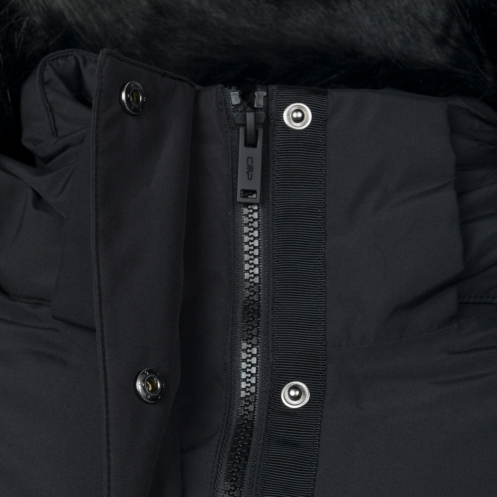 Kurtka turystyczna damska CMP Parka Zip Hood przeciwdeszczowa 4/5