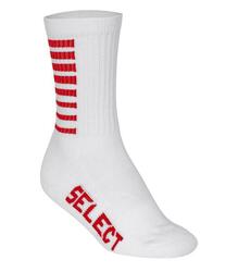 SELECT Chaussettes BASIC Blanc-Rouge