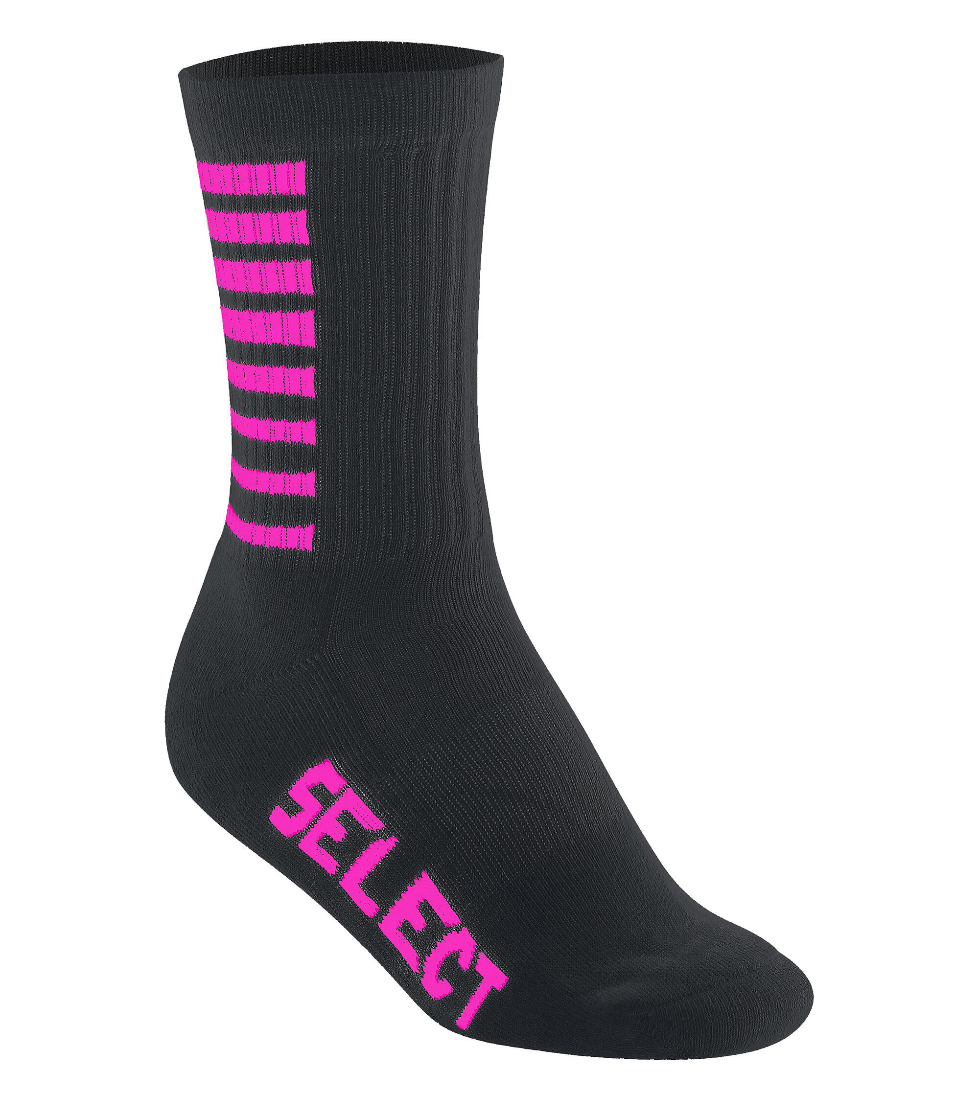SELECT Chaussettes BASIC Noir-Rose 1/1