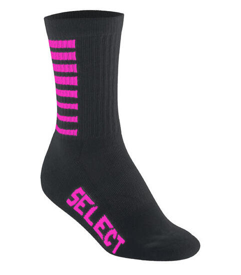 SELECT Chaussettes BASIC Noir-Rose