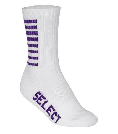 SELECT Chaussettes BASIC Blanc-Violet