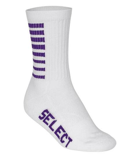 SELECT Chaussettes BASIC Blanc-Violet