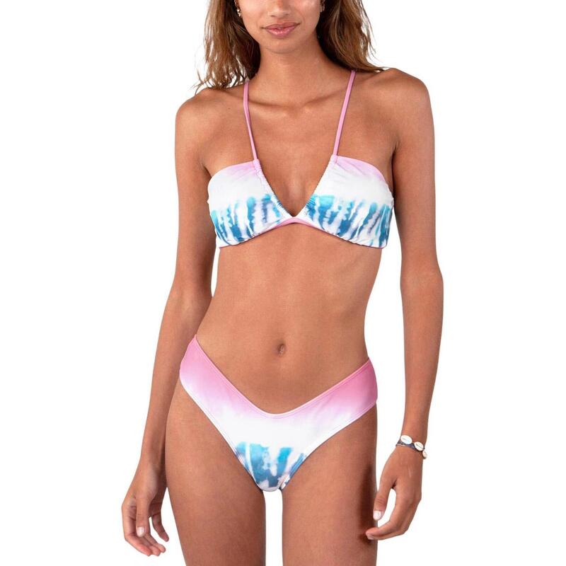 Sutien bikini Ara Plunge Cross Back - roz femei