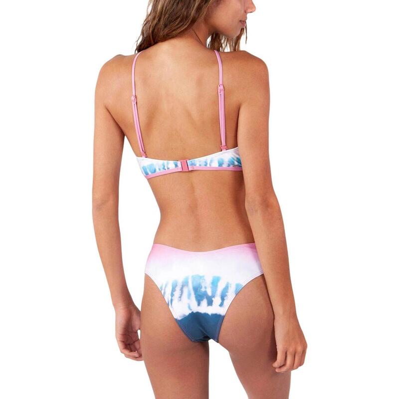 Ara Plunge Cross Back női bikini felső - rózsaszín