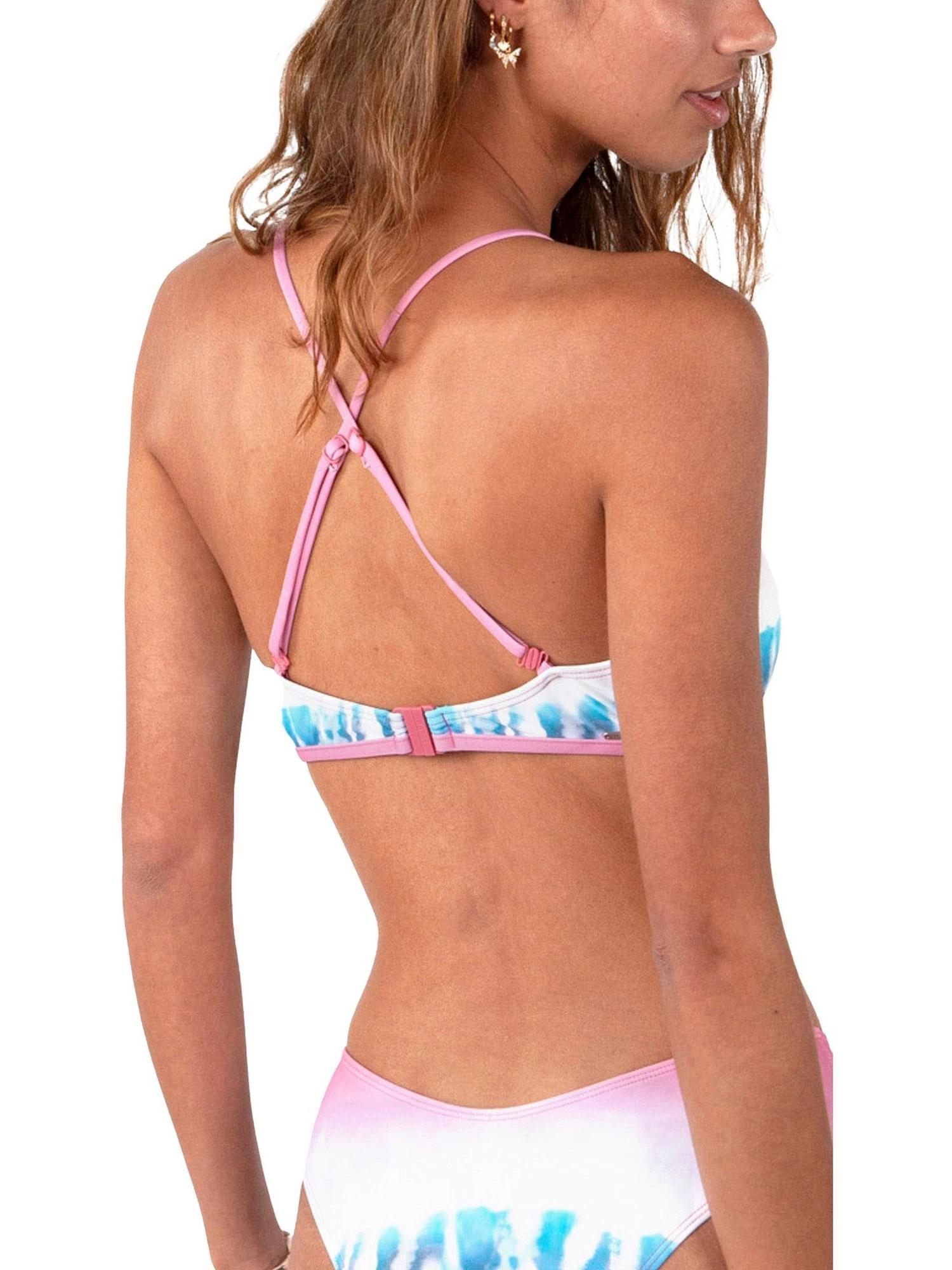 Top Bikini mujer Ara Plunge Cross Back Multicolor 2/7