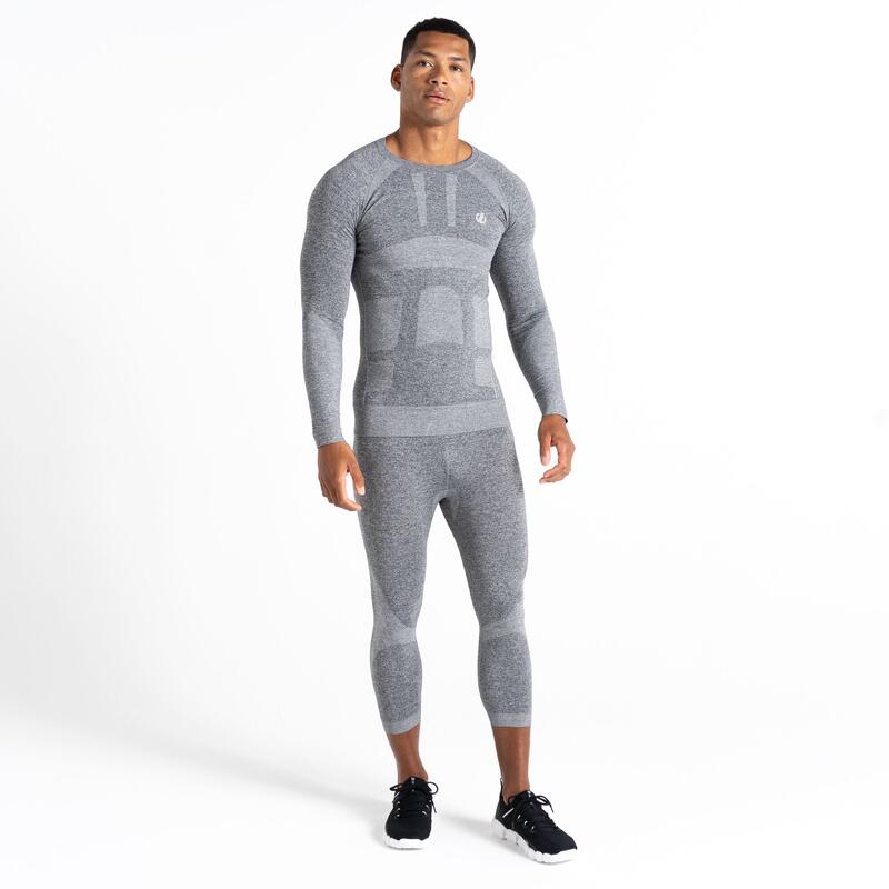 In The Zone 3/4 Homme Ski Sous-vêtement Pantalon 3/4 - Gris foncé