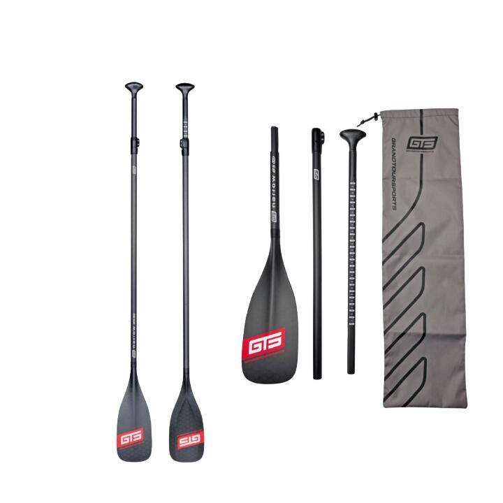 Premium Carbon SUP Peddel - 3-delig, verstelbaar 168-210 cm - zeer licht 630 g