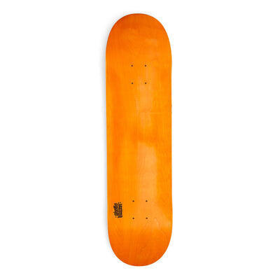 Skate Deck Small Logo Orange 8.125"