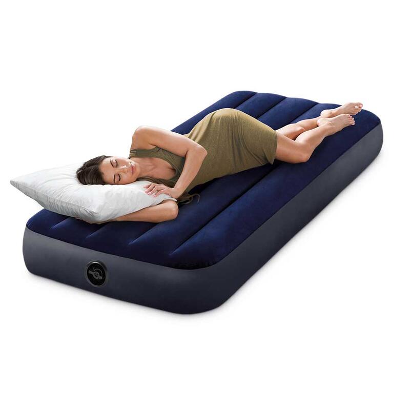 Dura-Beam Series Classic Downy Camping Airbed (Single / Jr Twin) - Blue