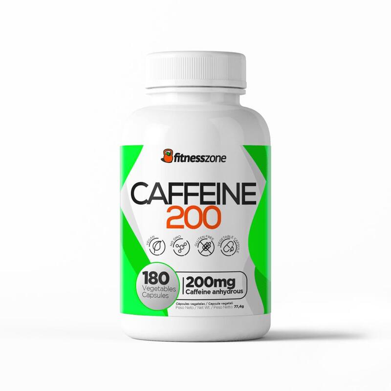 Pre-entreno Caffeine 200 180 Caps  - FitnessZone
