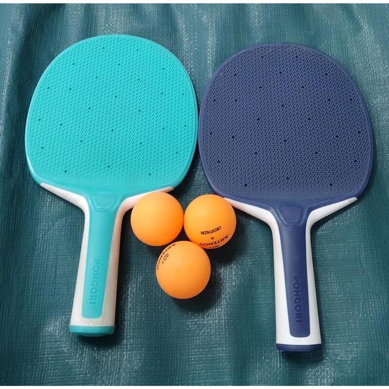 CONJUNTO DE PING PONG 2 RAQUETES PPR 130 - SEGUNDA VIDA: MUITO BOM ESTADO