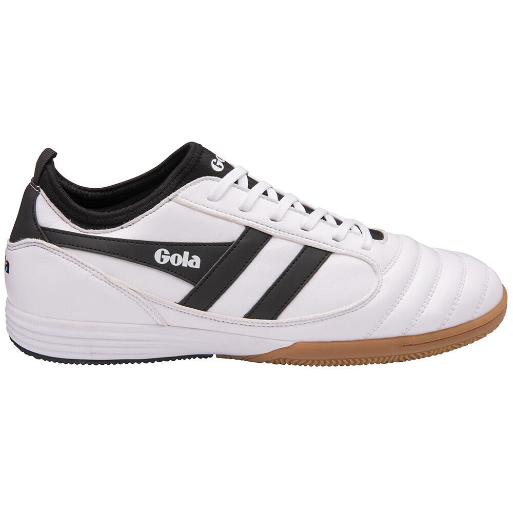 GOLA Juniors Ceptor TX White/Black Microfibre Football Trainers