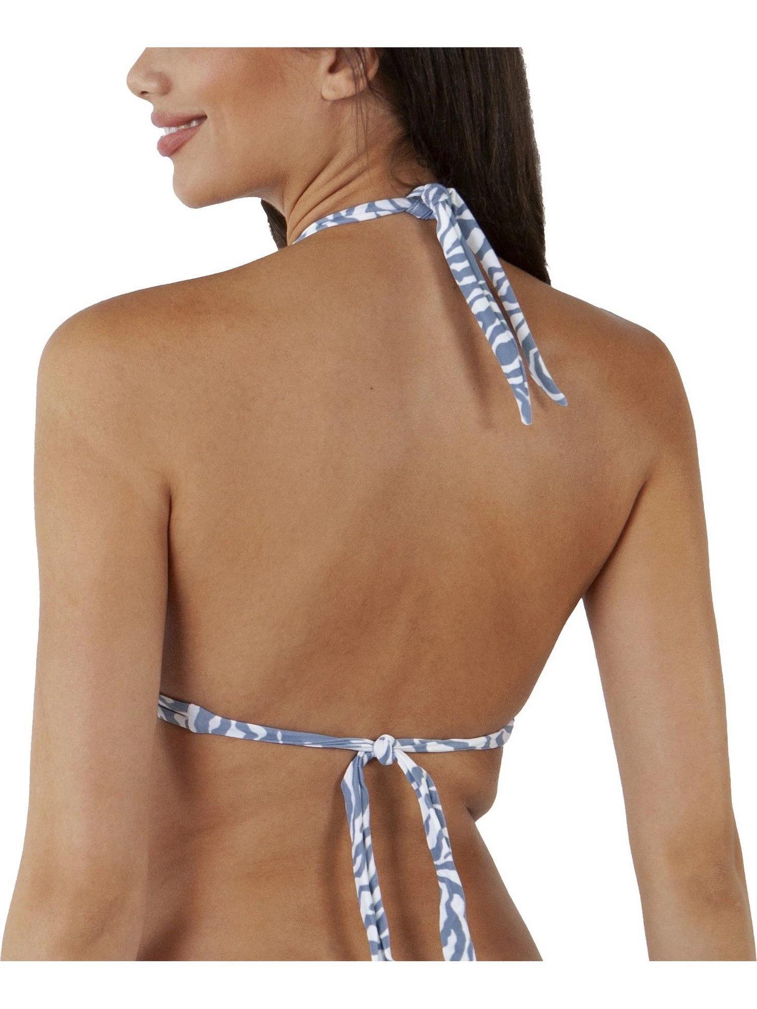 Bikini mujer Deltia Triangle azul 3/5