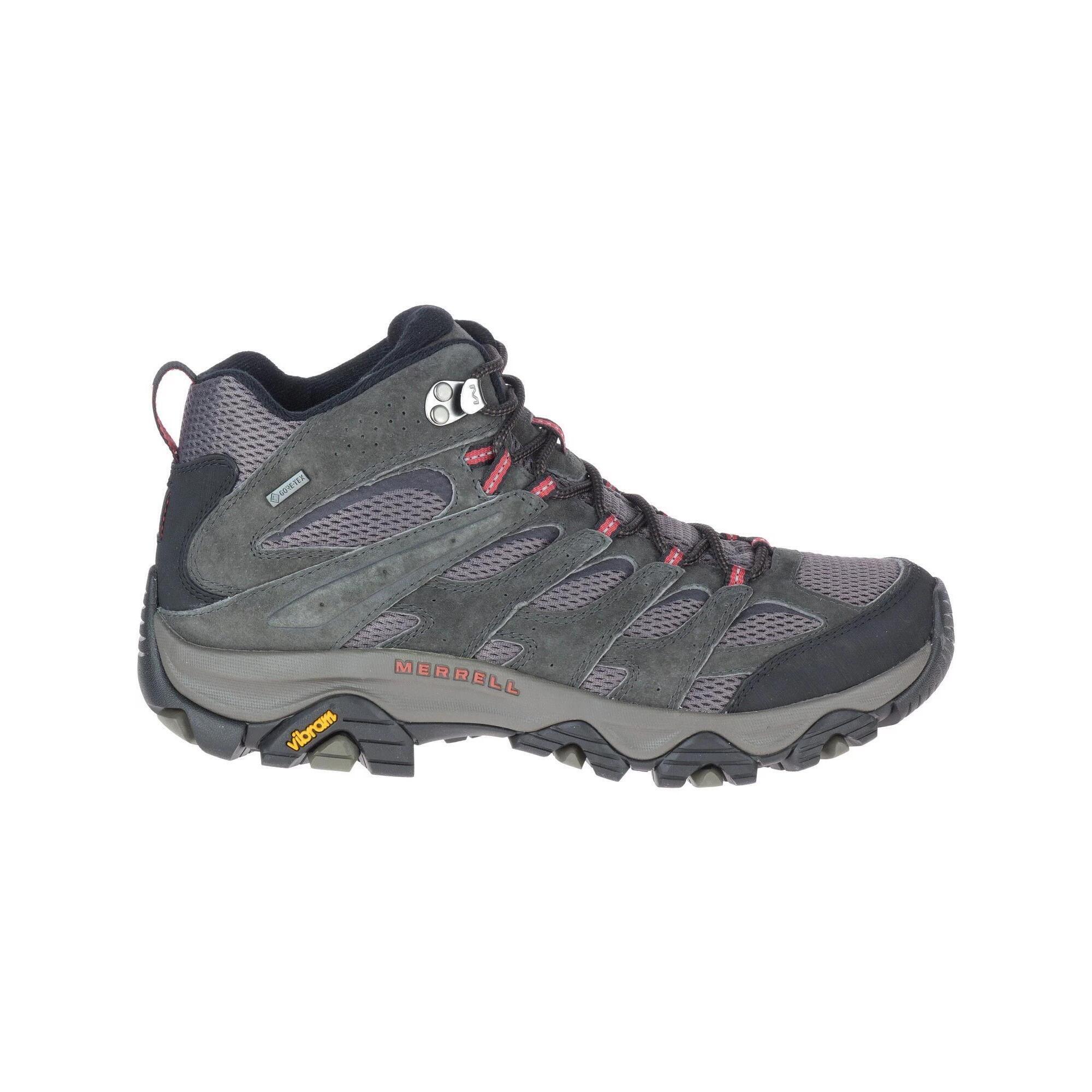 Merrell - Merrell Moab 3 Mid Gtx Bottines Randonnée Beluga 44.5 - Chaussures De Sport - Gris - Decathlon