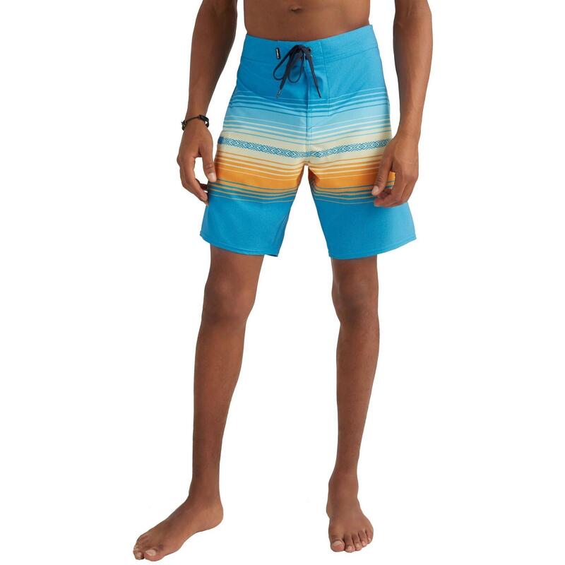 Spodenki kąpielowe Heat Stripe Line 19'' Boardshorts - niebieski