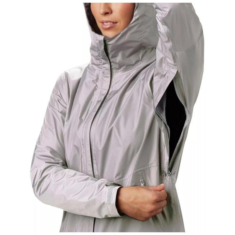 Regenmantel Acadia Jacket Damen - grau