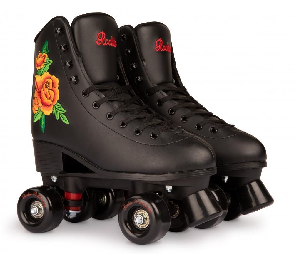 ROOKIE Rosa Quad Roller Skates - Black/Multi