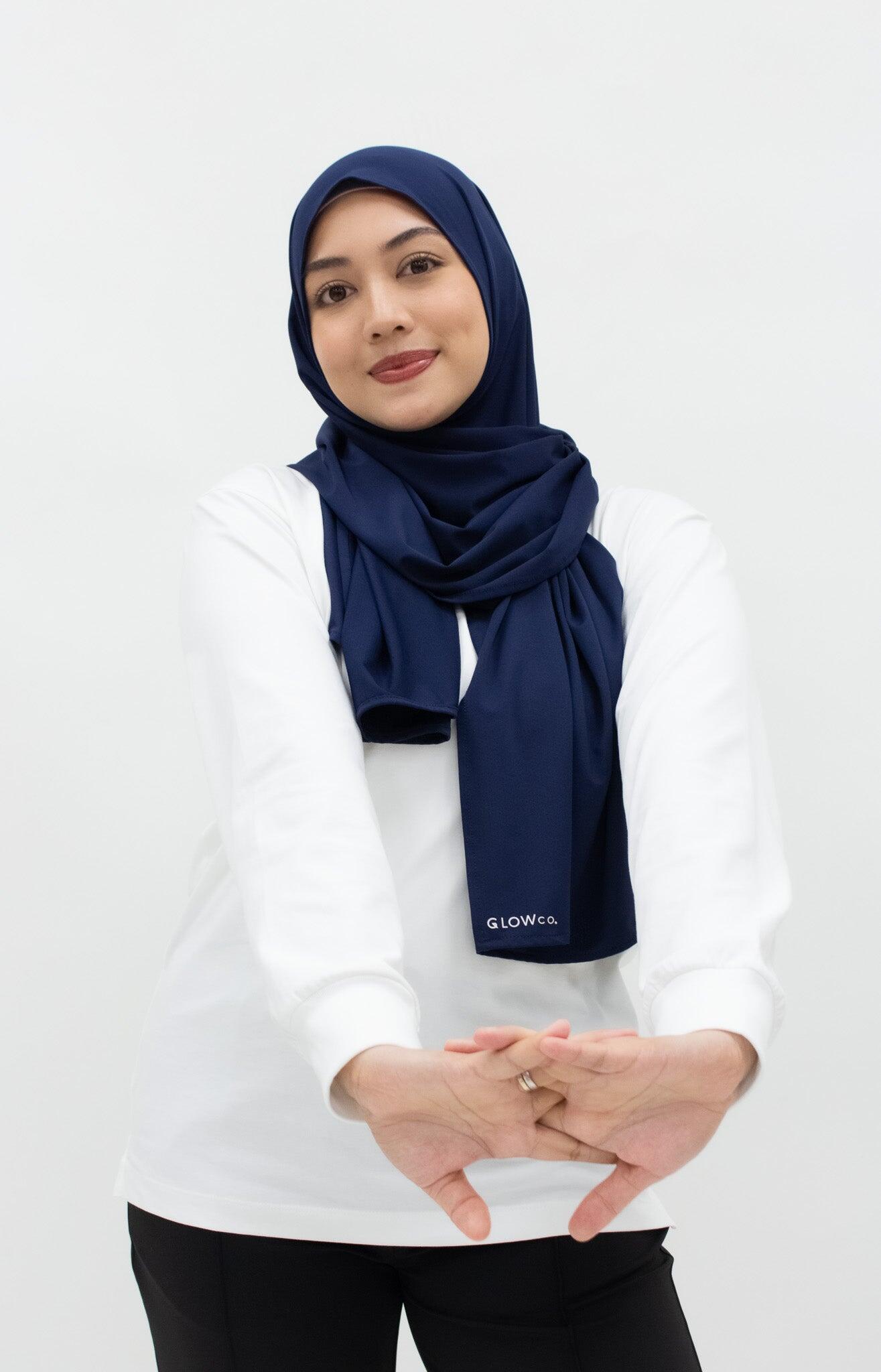 Hijab Women Wrap Shawl - Midnight blue