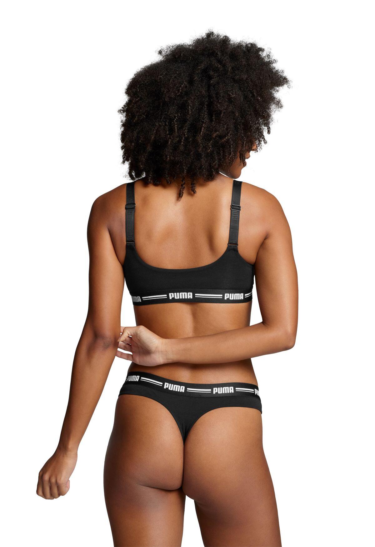 PUMA Brassière soutien-gorge femme Noir 2/7