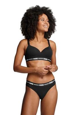 Puma sport bh padded top zwart