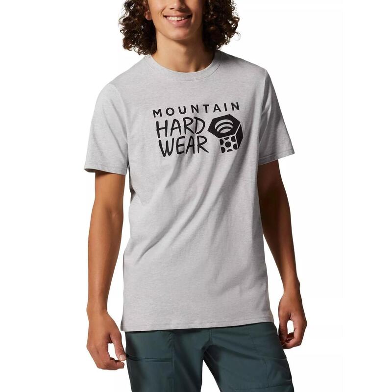 Koszulka z krótkim rękawem MHW Logo Short Sleeve - szara
