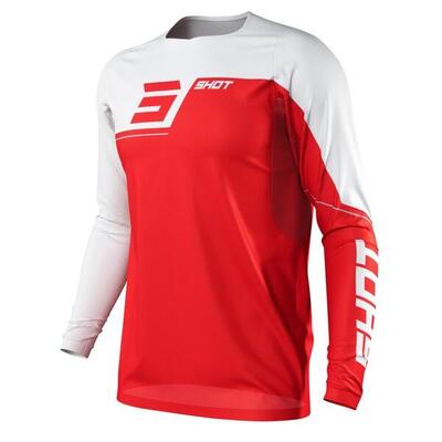Maglia Manica Lunga mtb Shot Revolt. Rosso