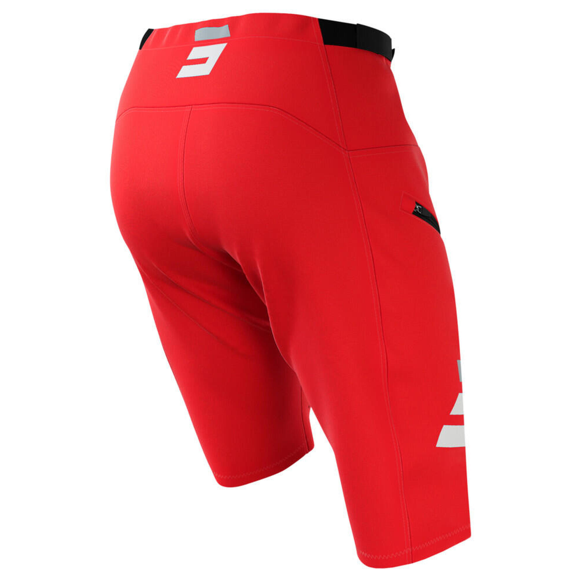 Calções BTT Infantil Short Shot Rogue Revolt Rouge Enfant