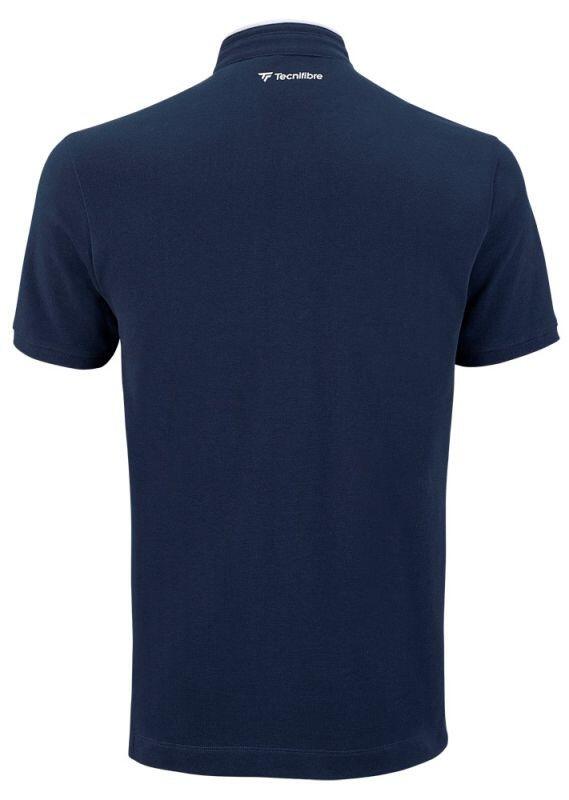 Koszulka tenisowa męska z krótkim rękawem Tecnifibre Polo Pique 2/3
