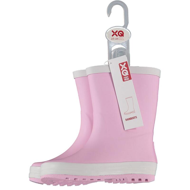 XQ - Regenlaarzen Kinderen - Rubber - Roze - Unisex