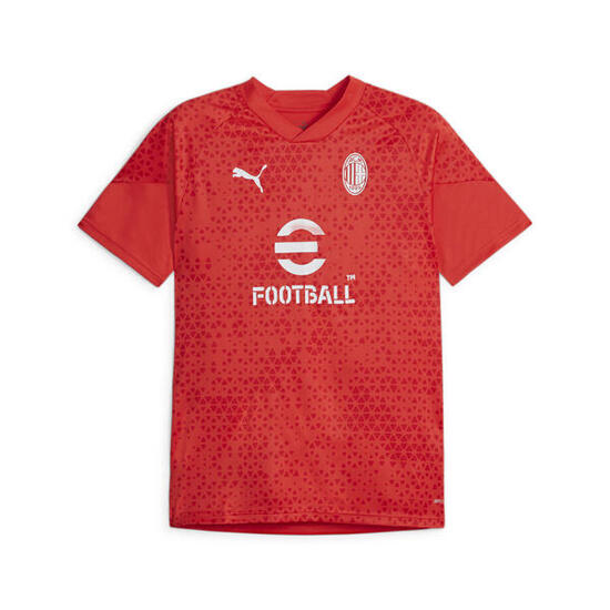 Maillot d’entraînement 23/24 AC Milan PUMA For All Time Red Feather Gray