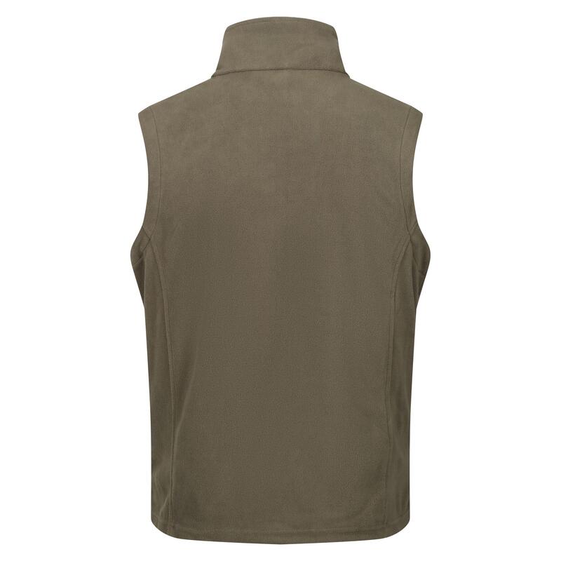 Tobias II Heren Fitness Gilet - Donker kakigroen