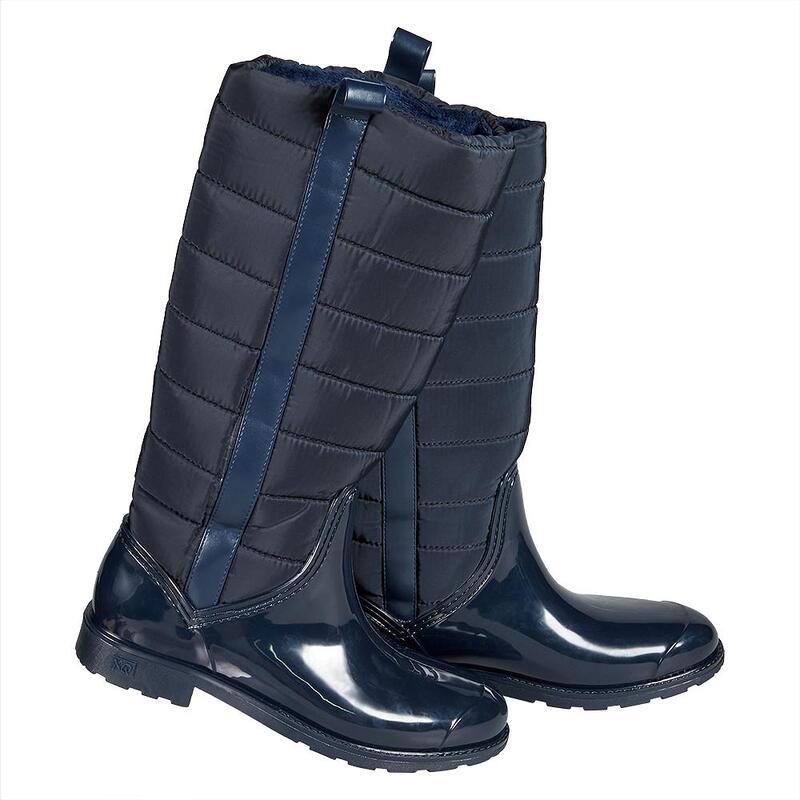 XQ | Bottes de pluie femme | Fashion | Caoutchouc | Bleu | Taille 37 | Bottes de