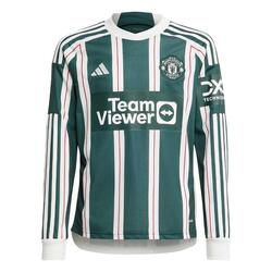 Manchester United 23/24 Uitshirt met Lange Mouwen Kids